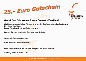 Zauberkoffer mit Extrabonus